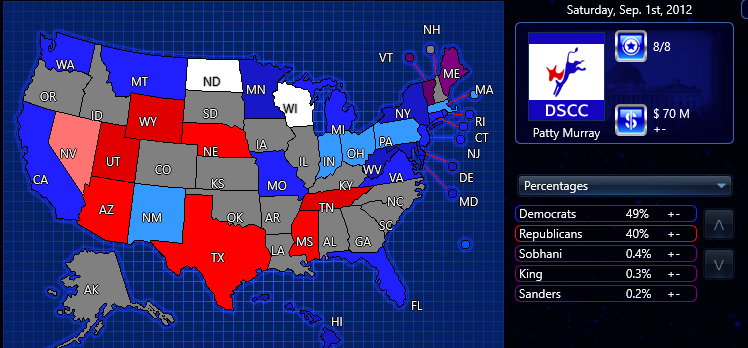 2012 Senate Updated – 270sims Campaigns