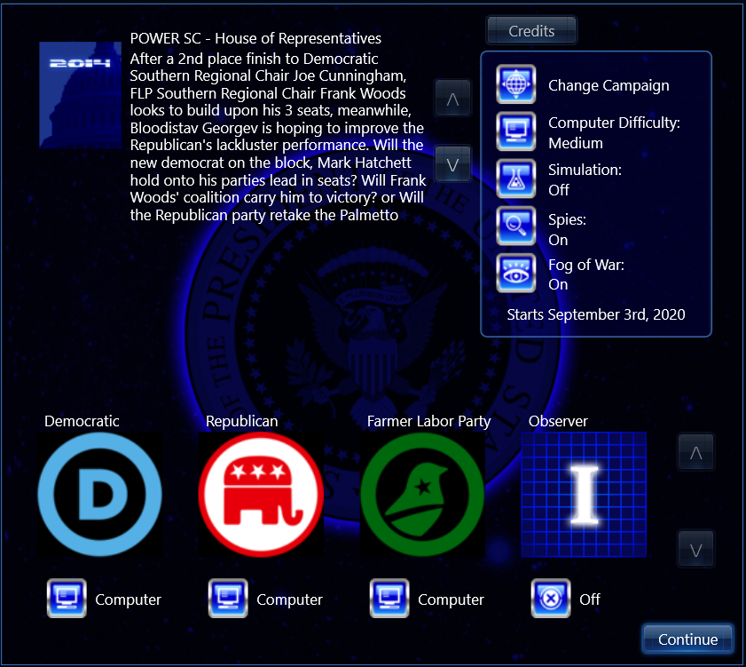 2. Congress Infinity – 270sims Campaigns